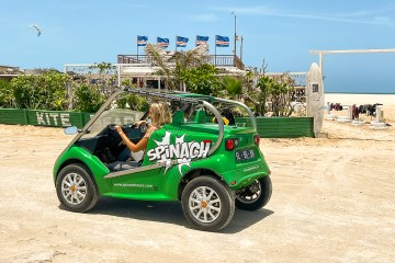Spinach Tours guided tours on a electric car in Cape Verde