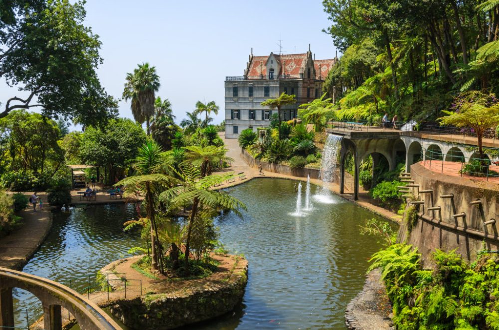 a bridge over a body of water